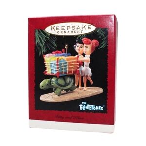 1995 Betty and Wilma (The Flintstones) Hallmark Keepsake Christmas Tree Ornament